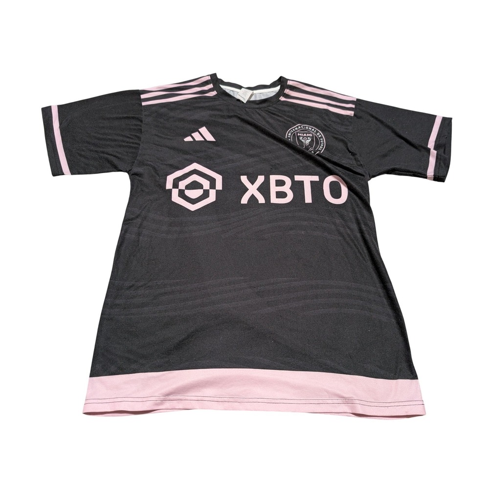GarmentOne Soccer Jersey Womens‎ M Black Messi 10 Inter Miami CF Athletic Sporty